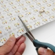 Honeycomb Flexible RGBW LED Backlight Sheet for behind Stone and Glass, 24V RGBW (4000K)